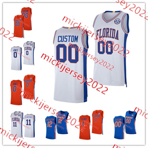 

kyle lofton myreon jones florida gators basketball jersey 12 colin castleton 1 c. j. felder 2 trey bonham alex fudge niels lane will richard, Black