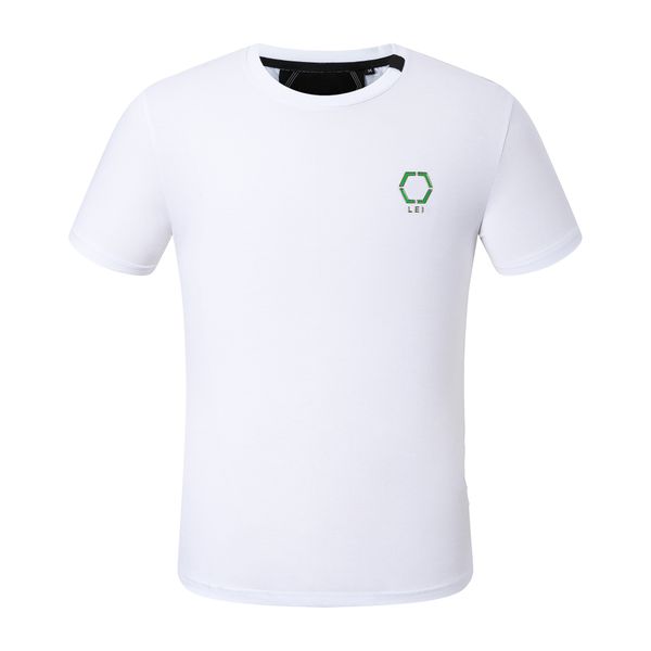 

phillip plain men's t-shirts designer pp skull diamond t shirt short sleeve dollar brown bear brand o-neck streetwear skulls tshirt pp2, White;black