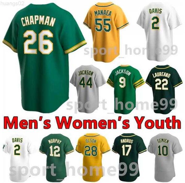 

women youth oakland 2 khris davis 26 matt chapman 9 reggie jackson 24 rickey henderson 22 ramon laureano 15 seth brown 1 esteury ruiz athlet, Blue;black