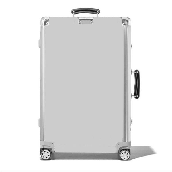 

outdoor luxury designer bags aluminum alloy 20 26 29 inch freight rolling luggage trolley case carry on suitcase262l
