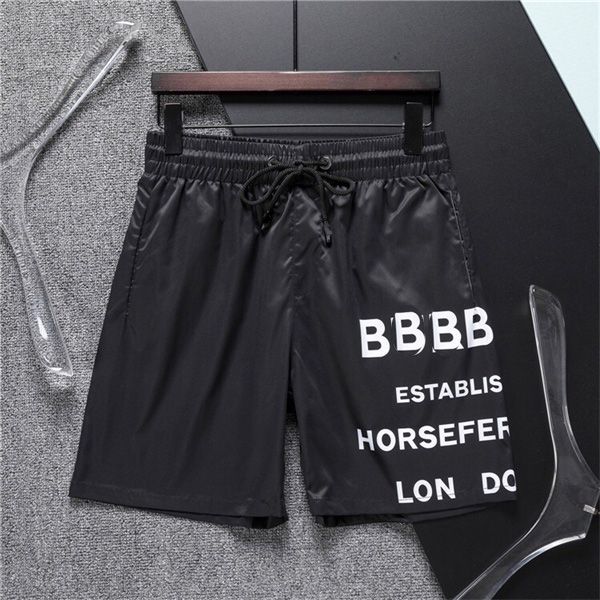 

summer men nylon swim shorts fashion designer gentleman side pockets swimear boy zipper closure back pocket tonal drawcord short pants 001, White;black