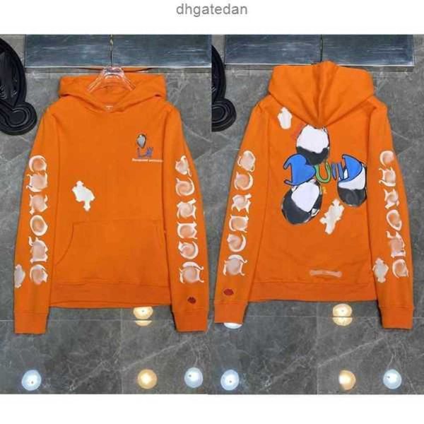 

& jp3d ch hoodies sweatshirts 2022 winter print pullover chrome hooded hearts arm quality ch loose chromeheart sanskrit aw0 csius034, Black
