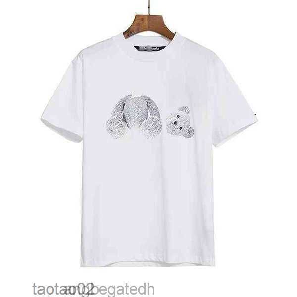

angel t-shirts palm trendy decapitated teddy bear print t-shirt loose men's and women's wear letter short sleeve 48zpasb6e5, White;black