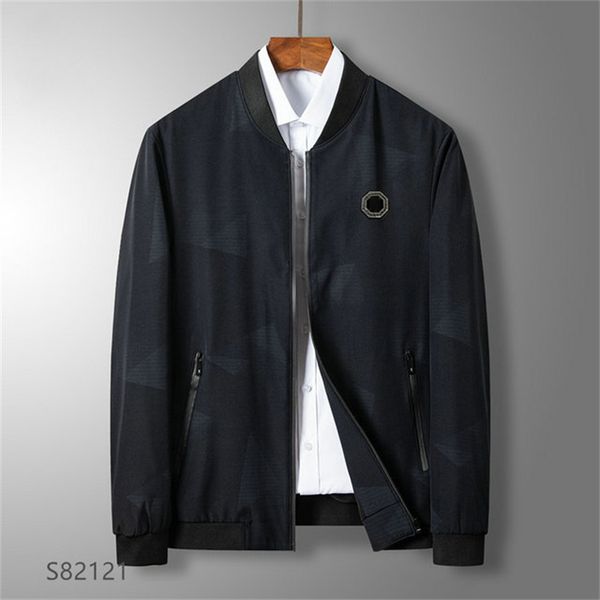 

men's jacket windbreaker thin coat men's and women's waterproof coat spring and autumn casual trend letter clothing jacket co, Black;brown