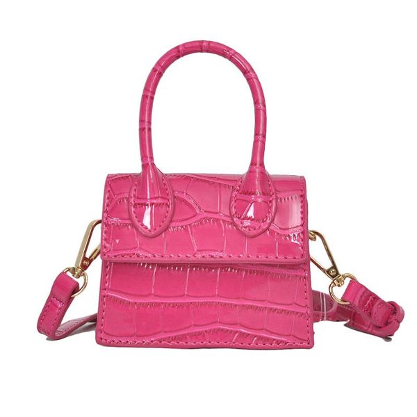 

women bag temperament popular pure color women's crossbody bags, Black;red