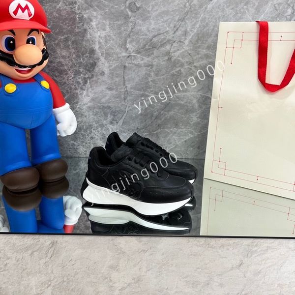 

2023designer brand mens casual shoes classic canvas sneakers fashion platform heighten trainers designers sneaker, Black