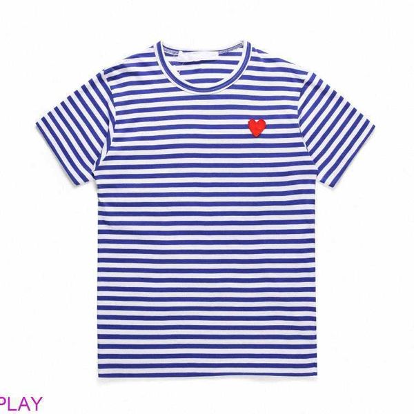 

play mens fashion t shirt designer red heart cdg casual women s quanlity commes des ts cotton embroidery short sleeve summer tee 3nzl si6u, White;black
