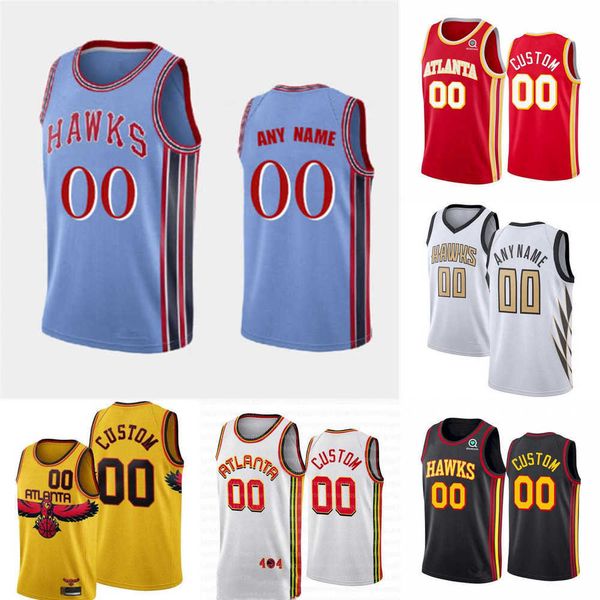 

men women youth atlanta''hawks''custom jersey 15 clint capela 3 aaron holiday 17 onyeka okongwu 0 frank kaminsky 8 justi, Black;red