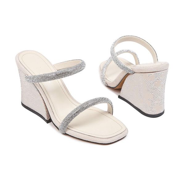 

fashion sandals 2023 louisity women's business work heels the latest style letter logo summer viutonity casual student sandals lvity 04, Black