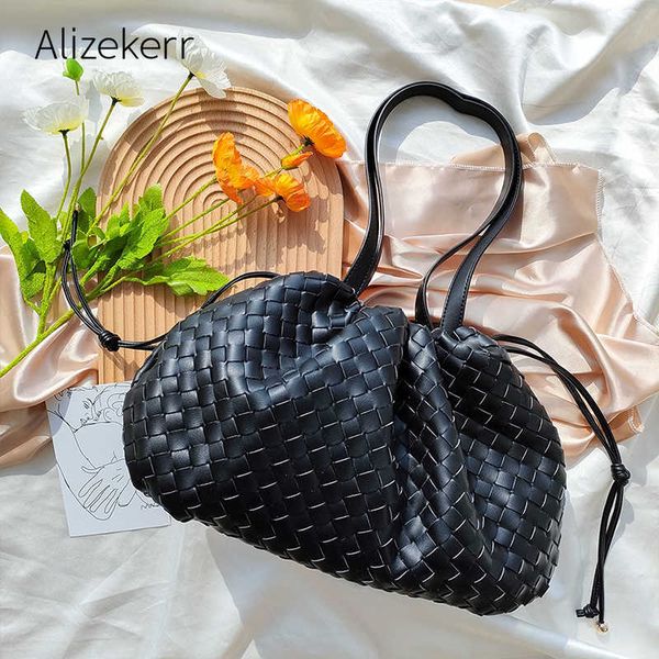 

hbp evening bags large capacity woven shoulder bags women new fashion casual s