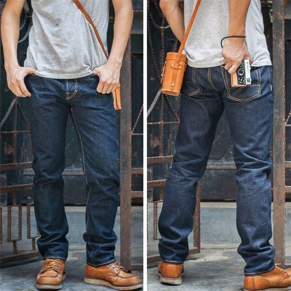 

men's jeans red tornado slim fit men's jeans 16oz selvage denim pants blue oash 230414
