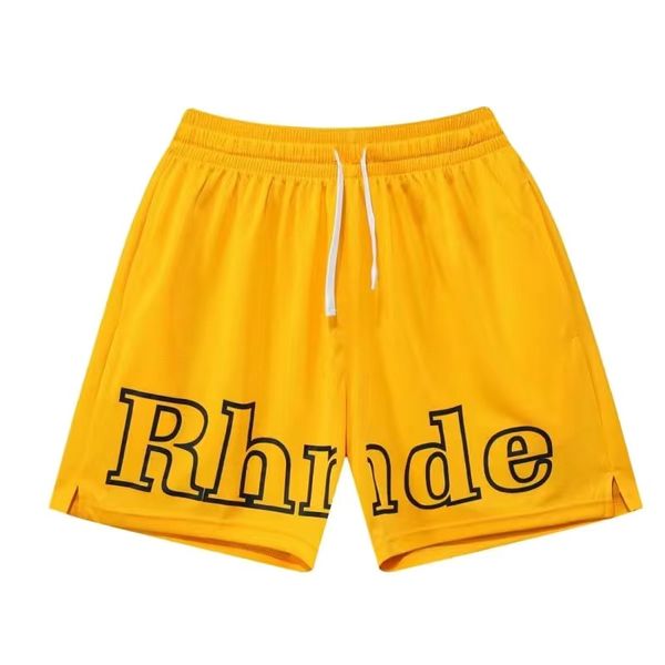 

mens short rhude mesh shorts fashion casual skateboard hip hop beach sweappants with pocket trackpant size 4xl 5xl, White;black