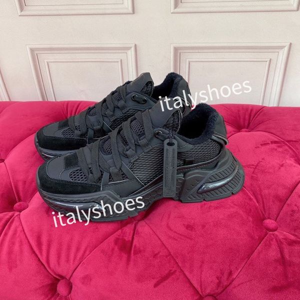 

2023new mens fashion sports shoes black rainbow heel trainer womens casual runner sneakers outdoor size