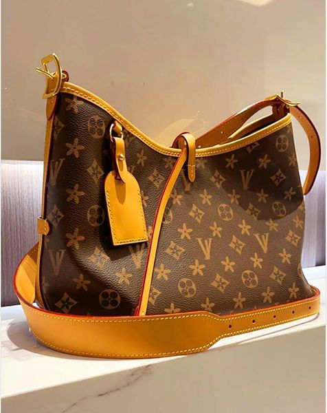 

designer handbag women brown flower tote lady shopping shoulder crossbody bag purse fashion leather large capacity classic women handbags le