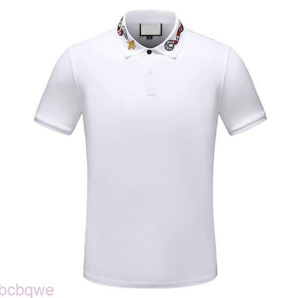 

designer stripe polo shirt 2020 t shirts snake polos bee floral mens high street fashion horse polo luxury t-shirt vwaw, White;black