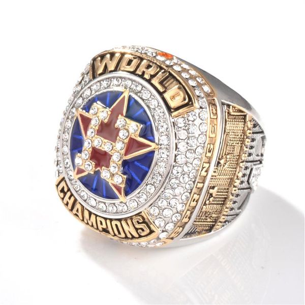 

2017-2018 luxury design championship ring fans jewelry men women gift idea whole drop 233a, Golden;silver