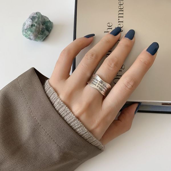 

unique engagement rings designer rings trend fashion classic jewelry band rings promise rings for couples old wind star tassel ring cool let, Silver