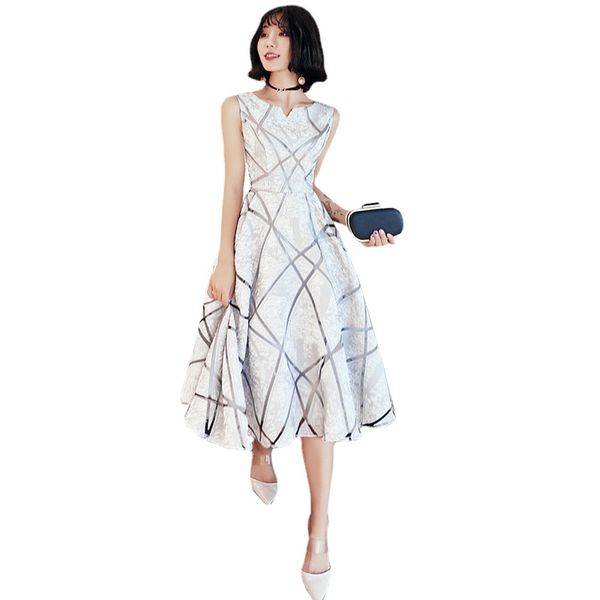 

s9108 custom made sliver gray red white bridesmaid dresses princess woman girl a-line sleeveless party prom dress lady, White;pink