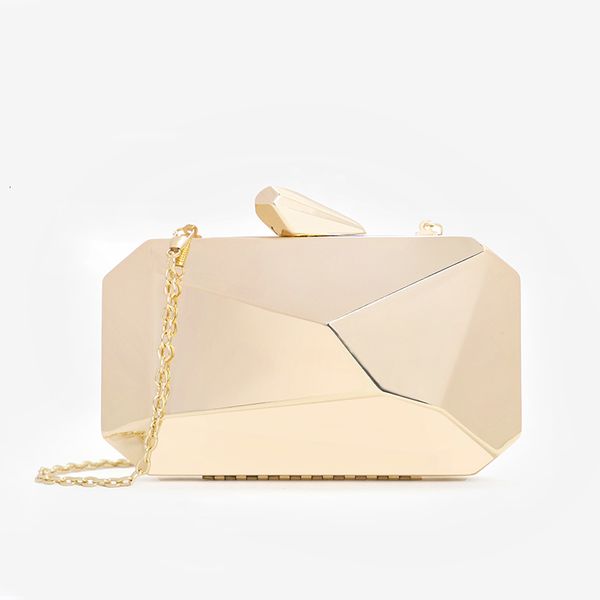 

evening bags gold acrylic box geometric bags clutch evening bag elegent chain shoulder bag for women handbag for wedding/dating/party 230414