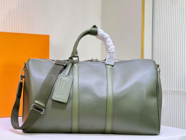 

classic brand bag totes men genuine leather giant keep-alls duffel bags luxury designers handbag women speedy travel bag 50cm large capacity