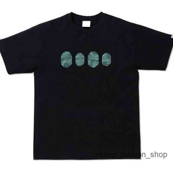 

bathing ape designer luxury apes classic mens and womens t shirt hip hop camouflage shark summer breathable versatile high street trend tees, White;black