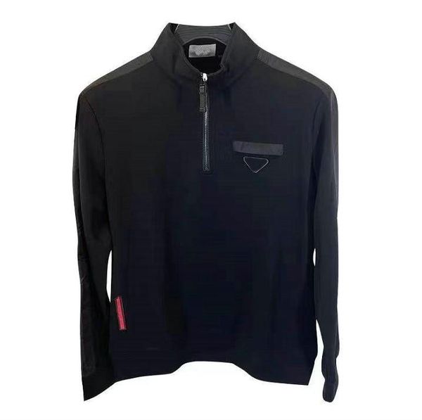 

new mens classic casual sweater t-shirt men spring autumn sweatshirt clothing sweaters men's shirt women's outwear clothes a007, White;black