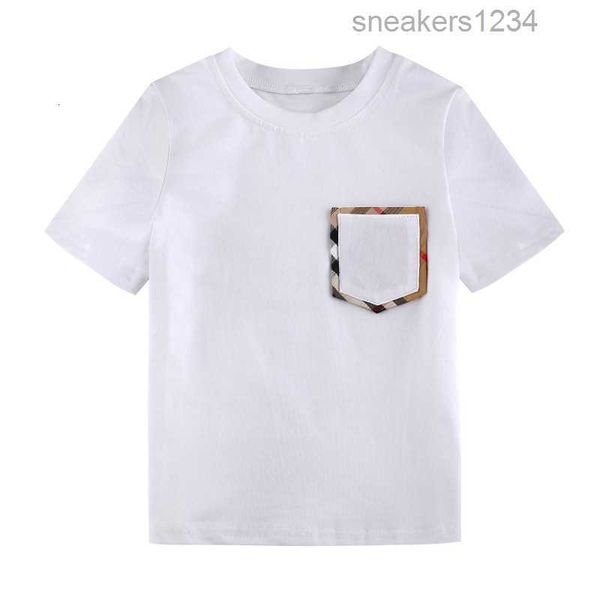 

toddler boys summer white t shirts for girls child designer brand boutique kids clothing wholesale luxury children clothes, White;black