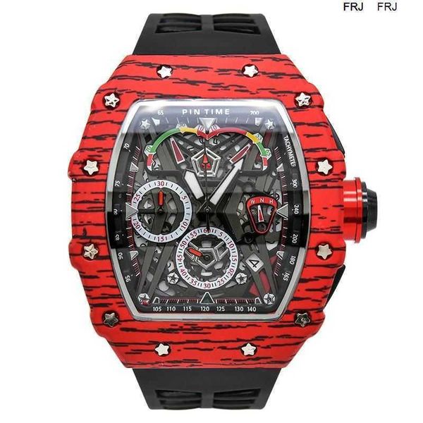 

designer watches richads mile watch richads non mechanical watch mens ten brands student trend miller red devil black technology tritium gas, Slivery;golden