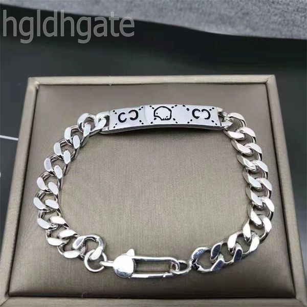 

art designer bracelet men bracelet luxury stainless steel alloy chain pattern skull engrave ghosts pulsera couples bracelets designer jewell, Golden;silver