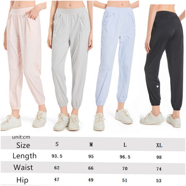 

ll-jy-718 women's pilates trousers yoga active pants excerise sport gym running trainer casual bunch long pant elastic high waist sport