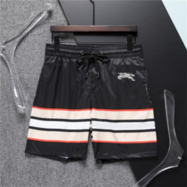 

2023 designer men's summer shorts straight ultra-thin style loose ice silk plaid large size beach nickel pants to wear outside, White;black
