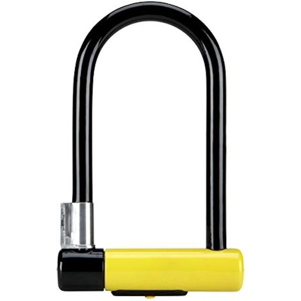 

new-u new york standard heavy duty bicycle u lock bike lock black/yellow 10