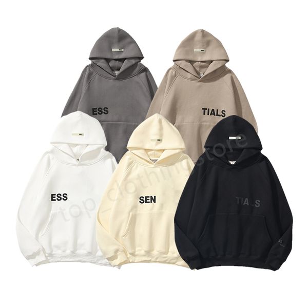 

men's hoodies sweatshirts ess fashion mens designer god autumn winter warm pullover high street skateboard hooded sweatshirt couples cl, Black