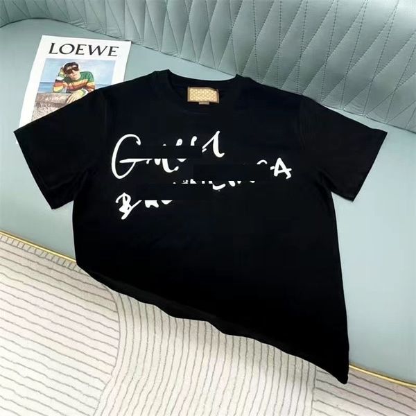 

mens designers t shirt man womens tshirts with letters print short sleeves summer shirts men loose tees asian size, White;black