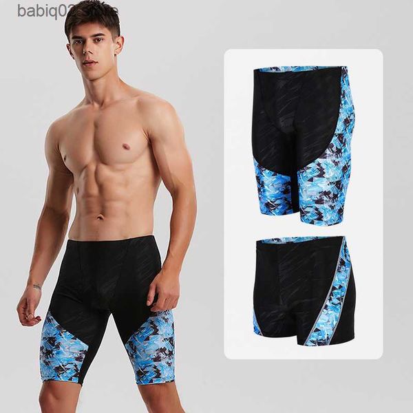 

men's swimwear 2021 new men's swim shorts racing swimsuit man swimming trunks swimming briefs breathable swimwear men boxer board