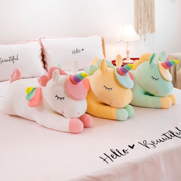 

Cool Plush Stuff Pink Pony Baby Stuffed Huggy Wuggy Toy Unicorn Plush Toy Rainbow Pony Doll Big Pony Kid Throw Pillow Toy Peluche Licorne ed