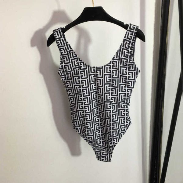 

23ss one-piece swimsuit womens swimwear designer bikini full patterned printed one-piece swimsuit women clothes a1, White;black