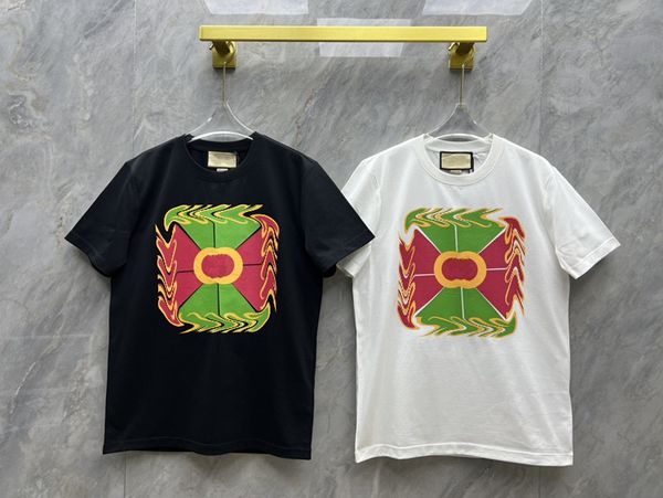 

fashion t shirt men women designers t-shirts tees apparel man s casual chest letter shirt luxury clothing street shorts sleeve clothes casa, White;black