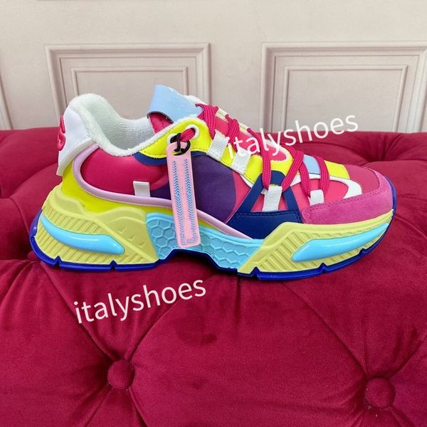 

mens fashion sports shoes black rainbow heel trainer womens casual runner sneakers outdoor size