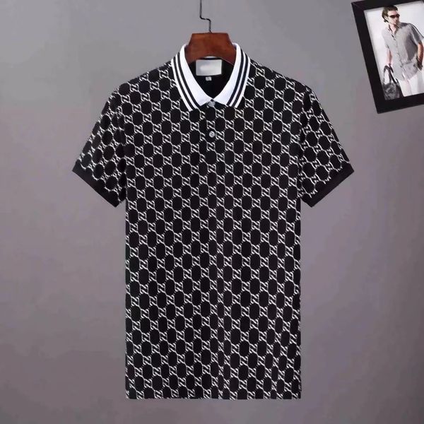 

mens stylist polo shirts luxury italy men clothes short sleeve fashion casual men's summer t shirt many colors are available asian size, White;black