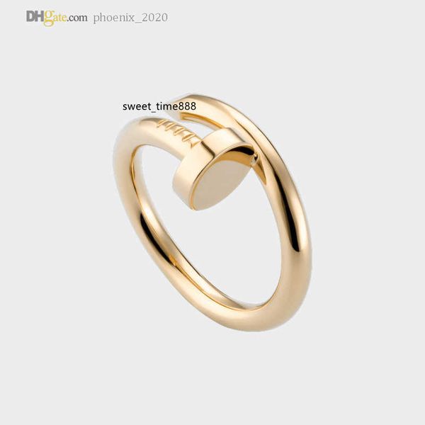 

nail ring designer ring for women/men gold rings carti wedding band luxury jewelry accessories titanium steel gold-plated never fade not all, Silver