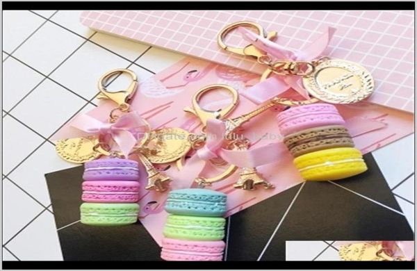 

keychains aessories aron cake chain fashion cute keychain bag charm car key ring wedding party gift jewelry for women men 1142 q2 2049479, Silver