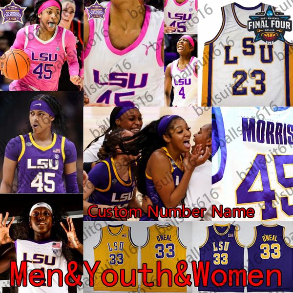 

angel reese lsu tigers womens basketball jersey last-tear ncaaw amani bartlett izzy besselman jasmine carson angel reese custom 2023 2022 st, Black;red