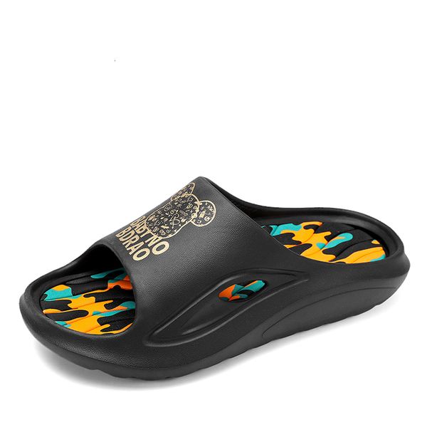 

slippers men's shoes summer trend sports leisure outdoor large size casual beach sandals and slipper's 230328, Black