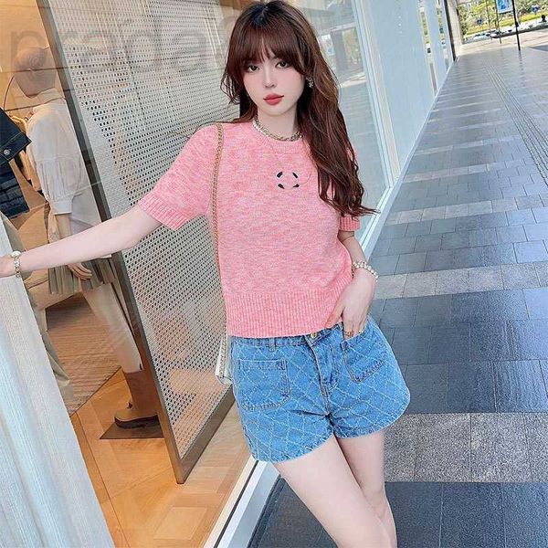 

casual dresses designer summer new round neck short sleeve solid simple fit slim sweater knitted 9wer, Black;gray