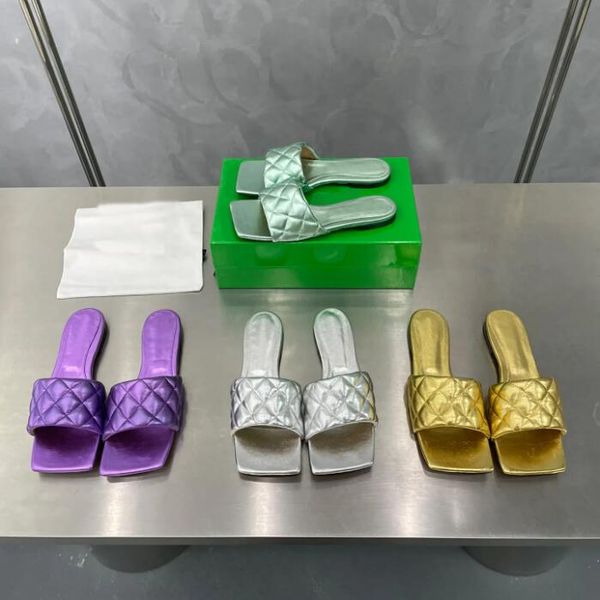 

padded mule padded flat sandal designer women black white lido sandals high heels outdoor shoes leather slippers