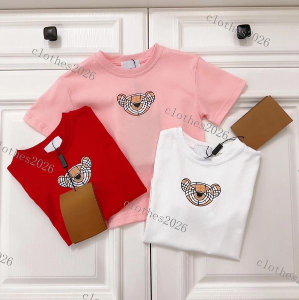 

2023 new summer kids t-shirts designer t-shirts childrens fashion clothing short sleeved mens crewneck tshirt loose letter printing girls h, Blue