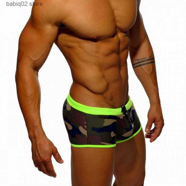 

men's swimwear men's shorts camouflage trouse underpants swimwear push-up man swimsuit low waist swim sport beach male swimming tr