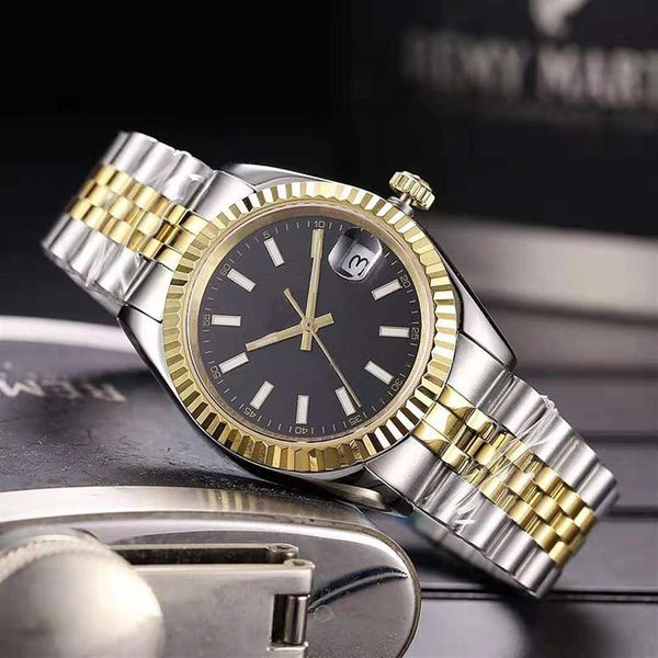 

mens watch 36mm 40mm automatic mechanical watches for men stainless steel classic women wristwatch ladies life waterproof fashion 337p, Slivery;brown