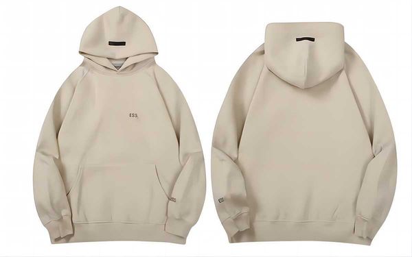 

2023 mens womens designer essentail hoodies sweatershirts suits streetwear pullover sweatshirts clothing loose hooded jumper oversized w2, Black